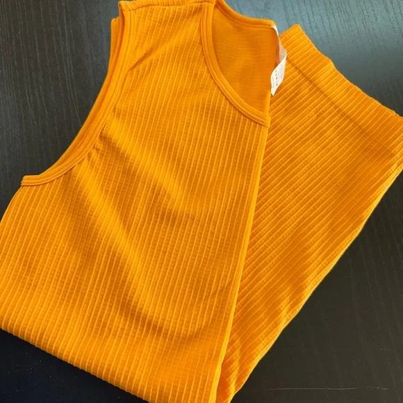 Zyia Active Bright Orange PARALLEL TANK - Picture 1 of 2